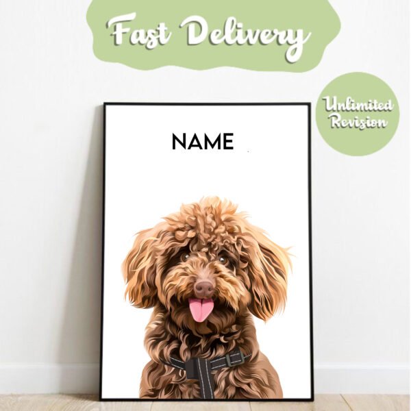 Custom Pet Portrait - Personalized Artwork for Your Beloved Pet