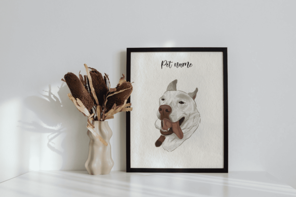 Hand Drawn Watercolor Pet Portraits - Image 11