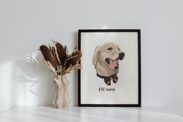 Hand Drawn Watercolor Pet Portraits - Image 2