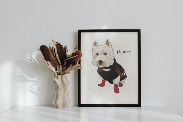 Hand Drawn Watercolor Pet Portraits - Image 10