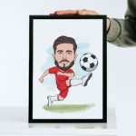 Caricature Football - Custom Football Player Caricatures