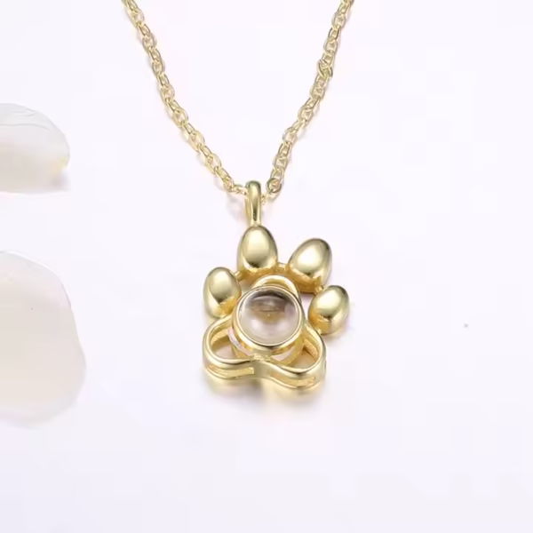 Custom Photos Paw Necklace - Image 8