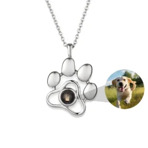 Personalized Pet Jewelry Paw Necklace