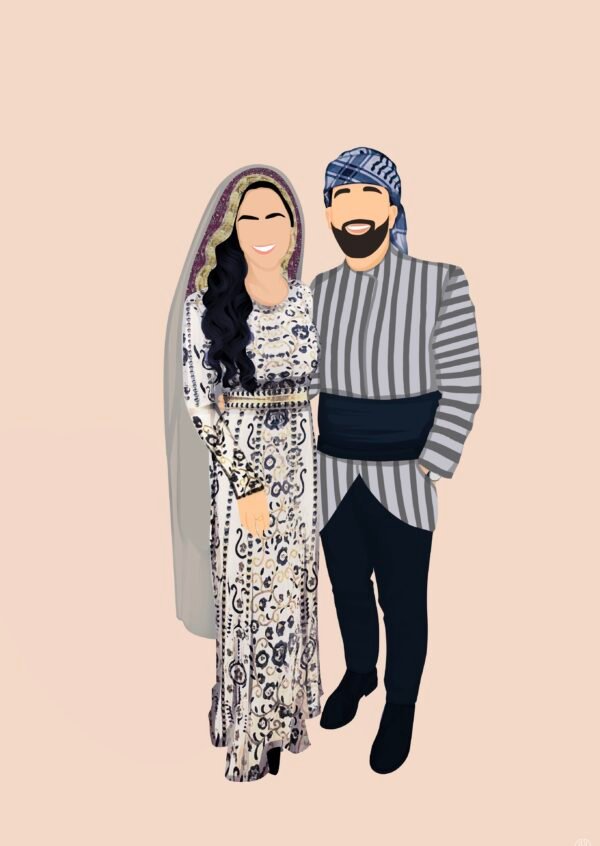 Custom Faceless Portrait - Unique and Personalized Portrait Art - Image 6