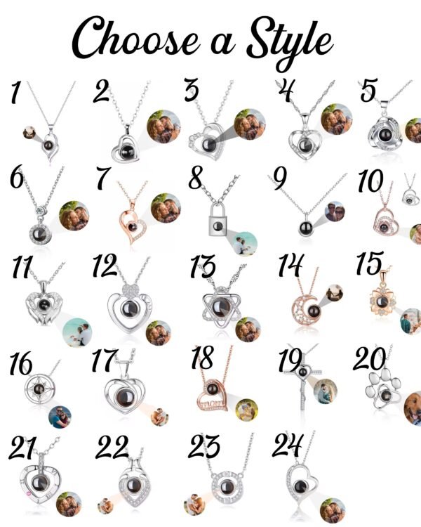 Custom Photos Paw Necklace - Image 3