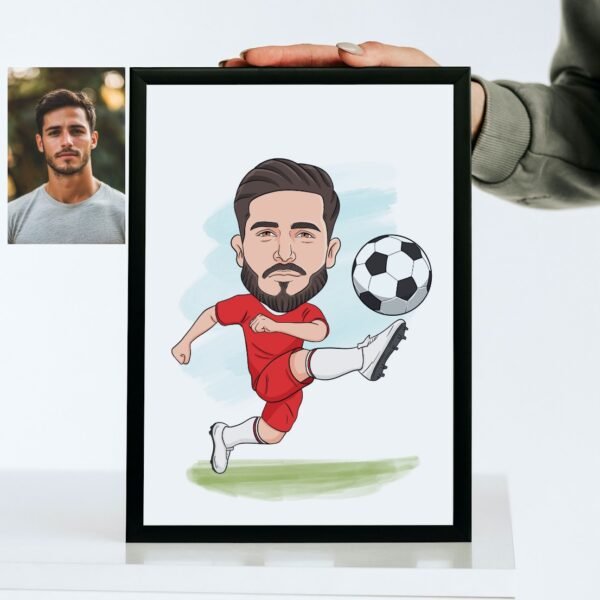 Caricature Football - Custom Football Player Caricatures - Image 4