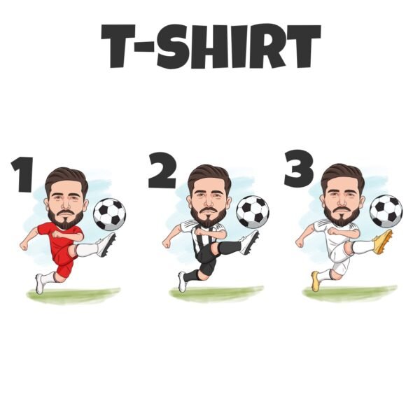 Caricature Football - Custom Football Player Caricatures - Image 3