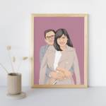 Custom Faceless Portrait - Unique and Personalized Portrait Art