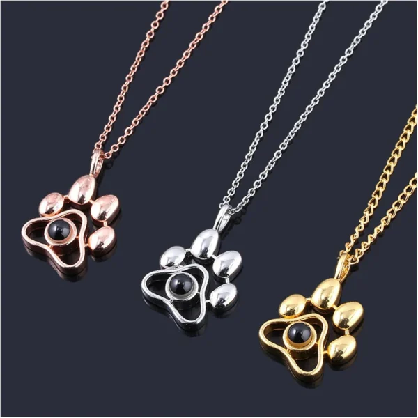 Custom Photos Paw Necklace - Image 6